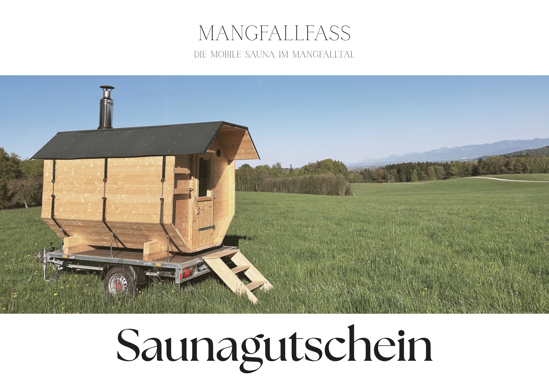 mangfallfass saunagutschein geschenk